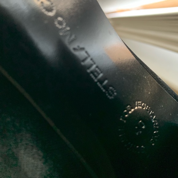 Stella McCartney Velvet Suede Block Black Boots size woman US 9 (euro 40) w/ box - Picture 6 of 11